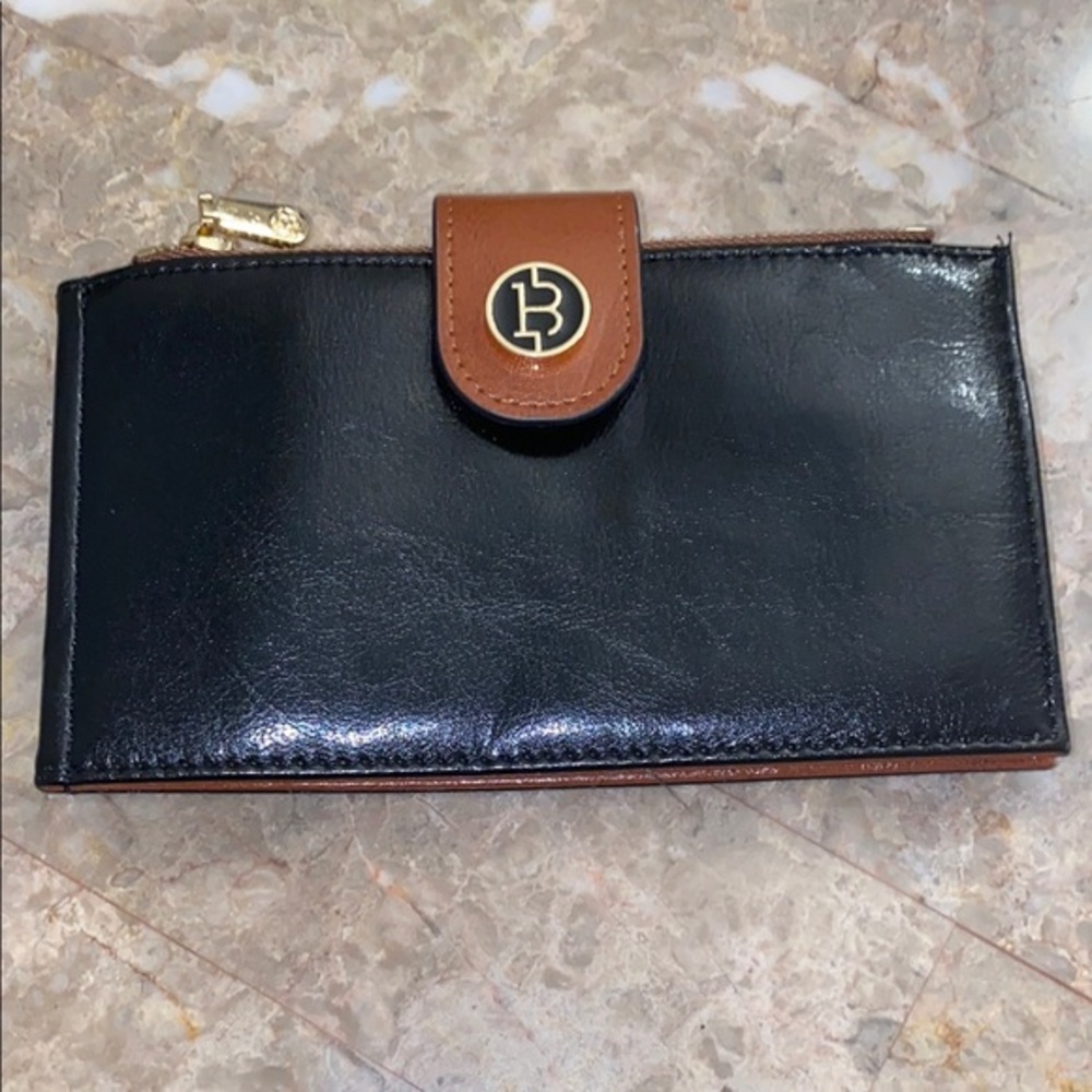 Black and Brown Leather Wallet